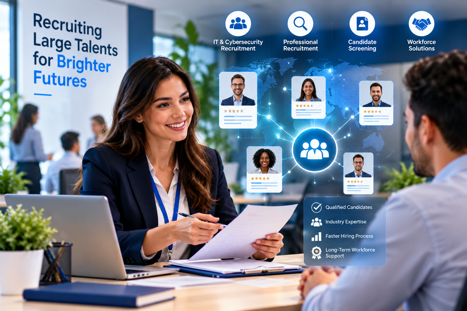 Professional services and recruitment talent solutions
